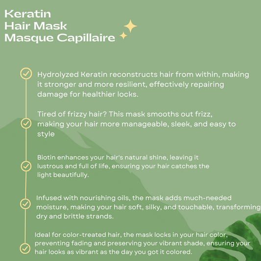 Keratin Hair Mask Masque Capillaire
